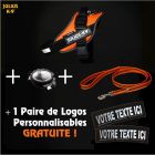 Coffret Harnais Julius VISIBILITÉ personnalisé + Nom du chien OFFERT!
