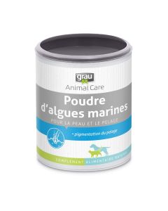 Poudre d'algues marines naturelles GRAU pour pigmentation chiens chats