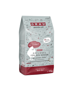 Croquettes pour chiens Volaille pour Seniors ou Adultes moins actifs sans gluten