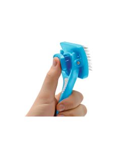 Brosse autonettoyante ANCOL multi-fonctions pour chiens