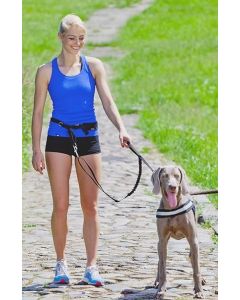 Set de jogging 2-en-1 Dingo ceinture+laisse pour courir avec chien