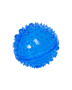 Balle de friandises pour chien bleu 8 cm