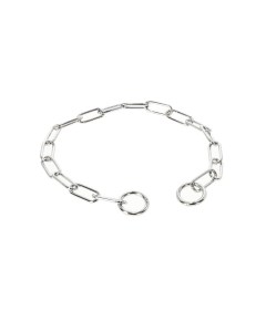 Collier chaîne chien DingoGear à maillons allongés  acier chromé