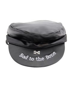 Casquette pour chien BIKER noire Doggles