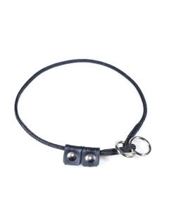 Collier de dressage en nylon fin noir Julius-K9® avec stop