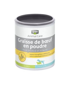 Poudre de graisse de boeuf naturelle GRAU pour chiens et chats