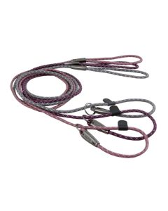 Collier-laisse RETRIEVER ROPE Hurtta en corde à poignée et arrêt pour chiens