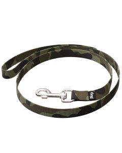 Laisse chien JK9® MoreColor recyclée 1,2 m à poignée Camouflage