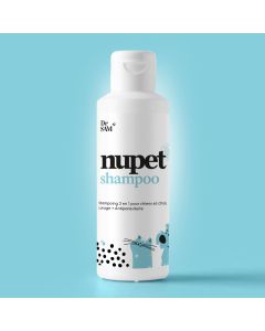 Shampoing anti-puces chat et chien anti-tiques 2-en-1 lavant et antiparasitaire