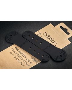 Lot de 2 bandes ajustables pour lampe Orbiloc Dog Dual Safety