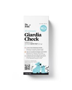 Lot de 2 tests antigéniques Giardia Check pour chiens et chats