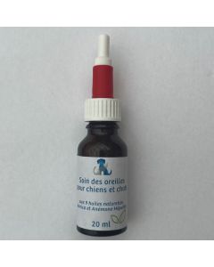 Soin des oreilles pour chiens chats aux 9 huiles naturelles et arnica