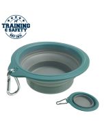 Gamelle pour chiens et chats 15 cm pliable à mousqueton