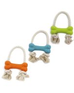 Os pour chiens MADE FROM avec corde 100% coton et matériaux recyclés durables