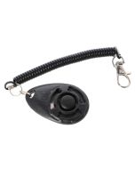 Clicker chien noir avec dragonne Dingo pour éducation chiots et chiens