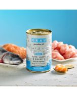 Pâtée pour chats Dinde, saumon et maquereau 6 x 200 g