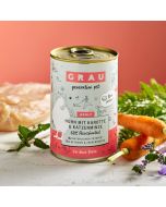 Pâtée pour chats Poulet, carotte et herbe à chat 6 x 200 g