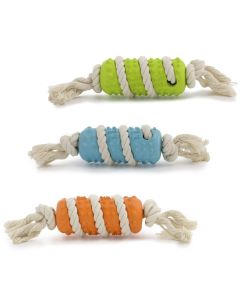 MADE FROM dog food made from 100% cotton rope and recycled materials