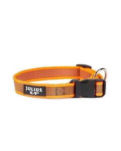 Collier pour chiens Julius-K9 COLOR GRAY ajustable  Orange Fluo