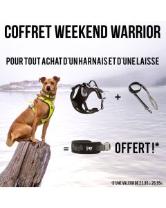 Coffret Weekend Warrior Hurtta Harnais et Laisse + Collier OFFERT !