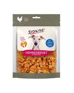 DOKAS 100% meat natural chicken dice treat for dogs 170g