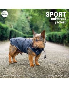 Manteau chien FINNERO SPORT doudoune pour chiens en softshell